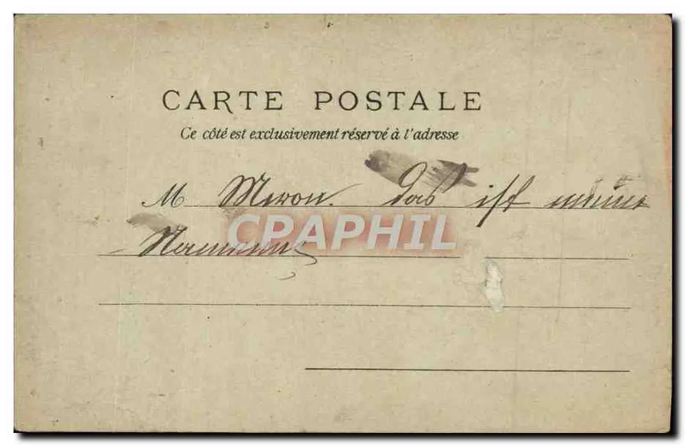 Exposition Universelle de 1900 — Pavillon de l'Horticulture — Photocolor 1077 - Rückseite