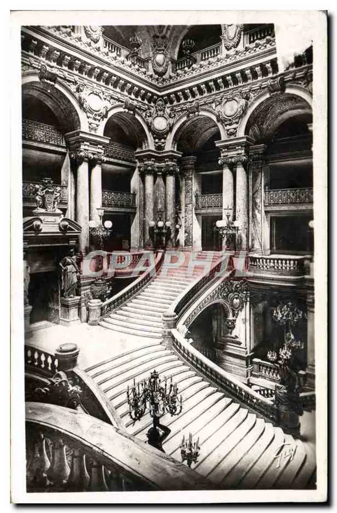 Großer Treppenaufgang des Opernhauses — Paris — Verlag GUY, n°35 - Vorderseite