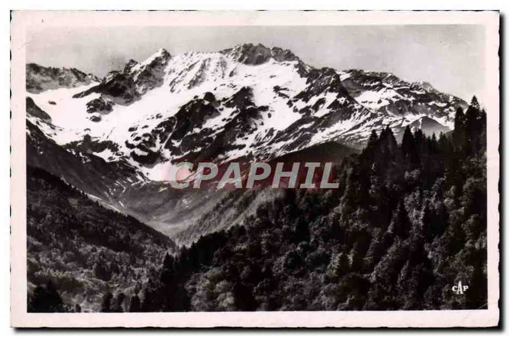 Der Gletscher und die Gleyzin-Tal von der Straße von Allevard nach La Ferrière — Réel-Photo, n°128 - Vorderseite