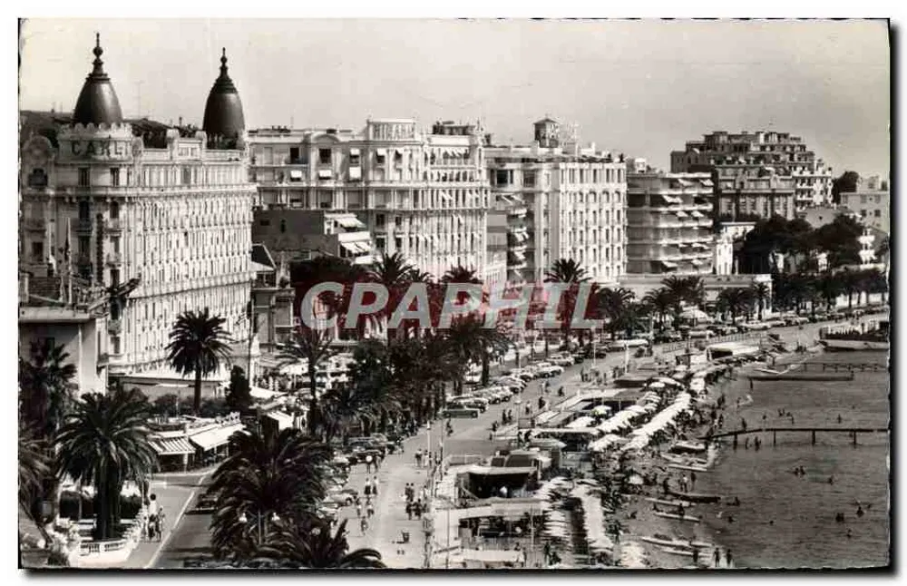 Cannes — A Croisette, os grandes hotéis — Editor Les Éditiens - Frente
