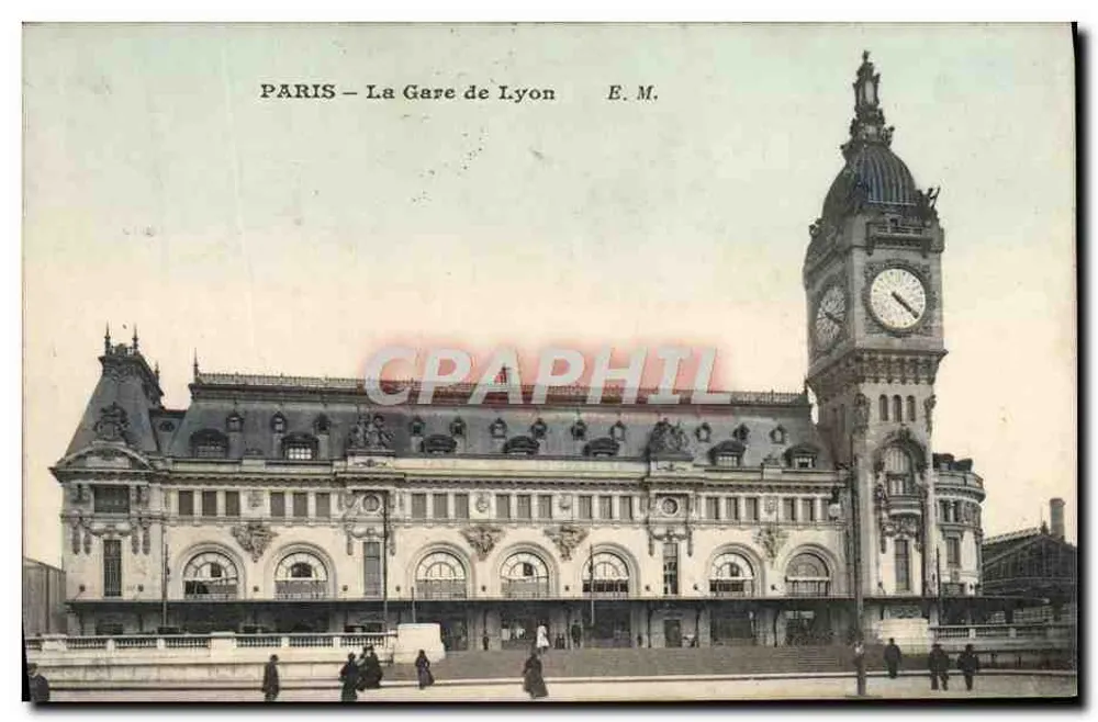 PARIS – A Estação de Lyon — E.M. - Frente