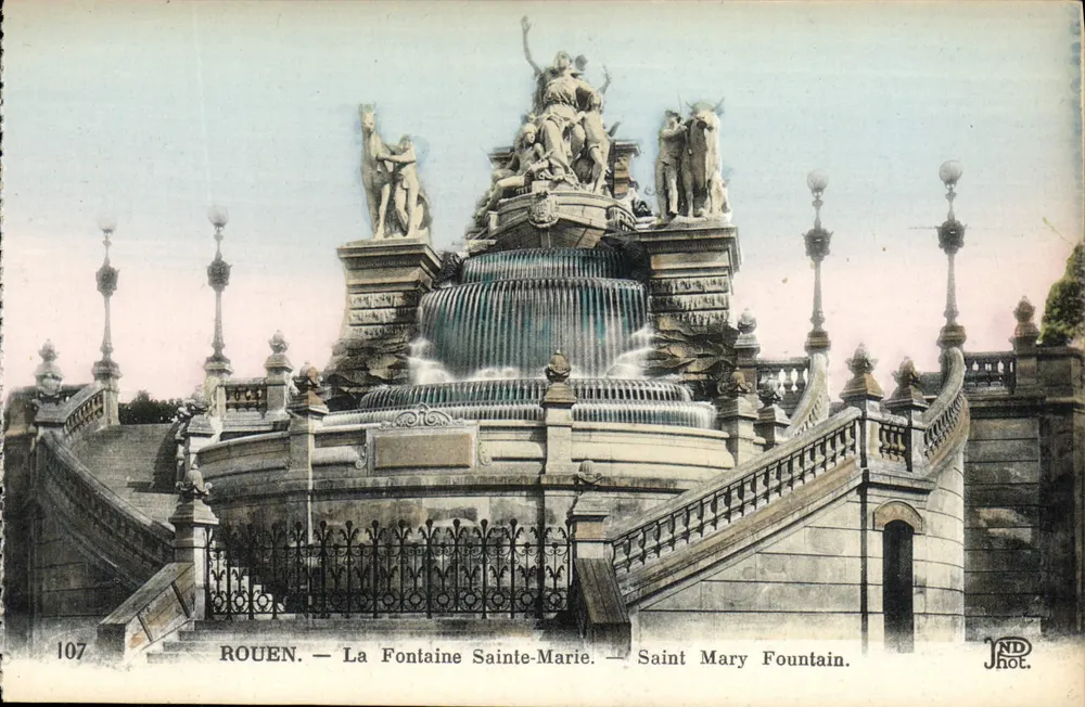 Rouen — Fontaine Sainte-Marie — JND Phot. - Vorderseite