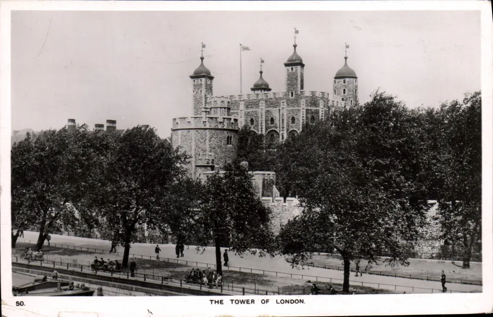 Die Tower of London — Panoramablick — P. H. Bercham & Son Ltd, Nr. 50 - Vorderseite