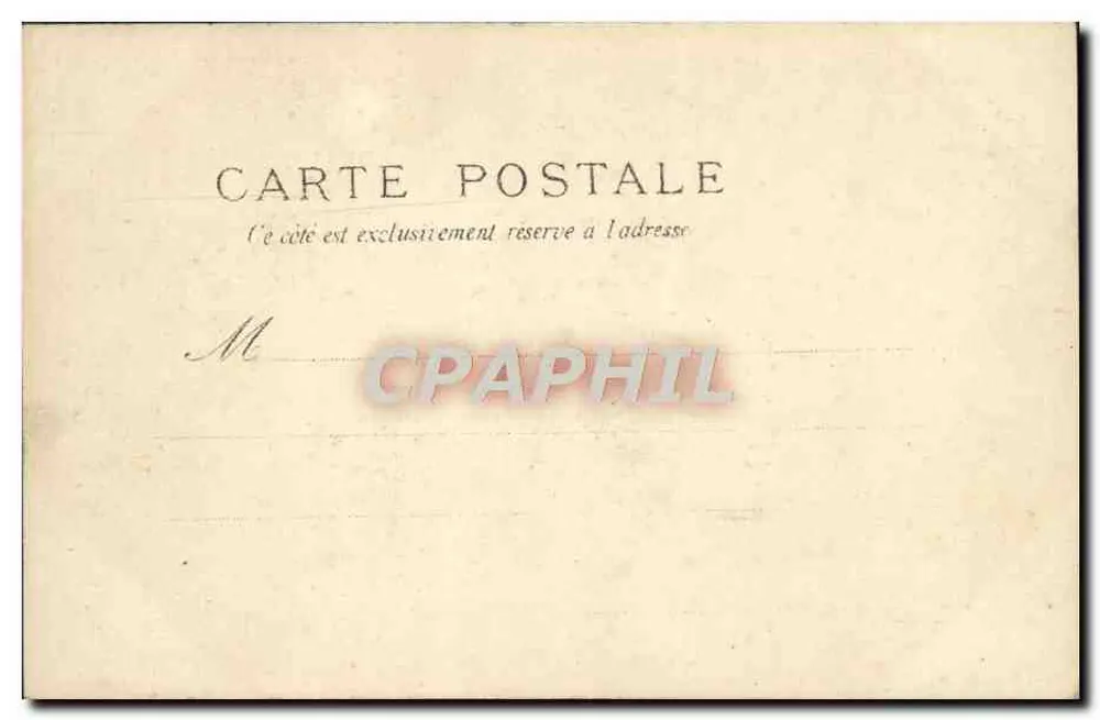 A Rua de Argel — Exposição Universal de 1900 — Editor não identificado - Verso
