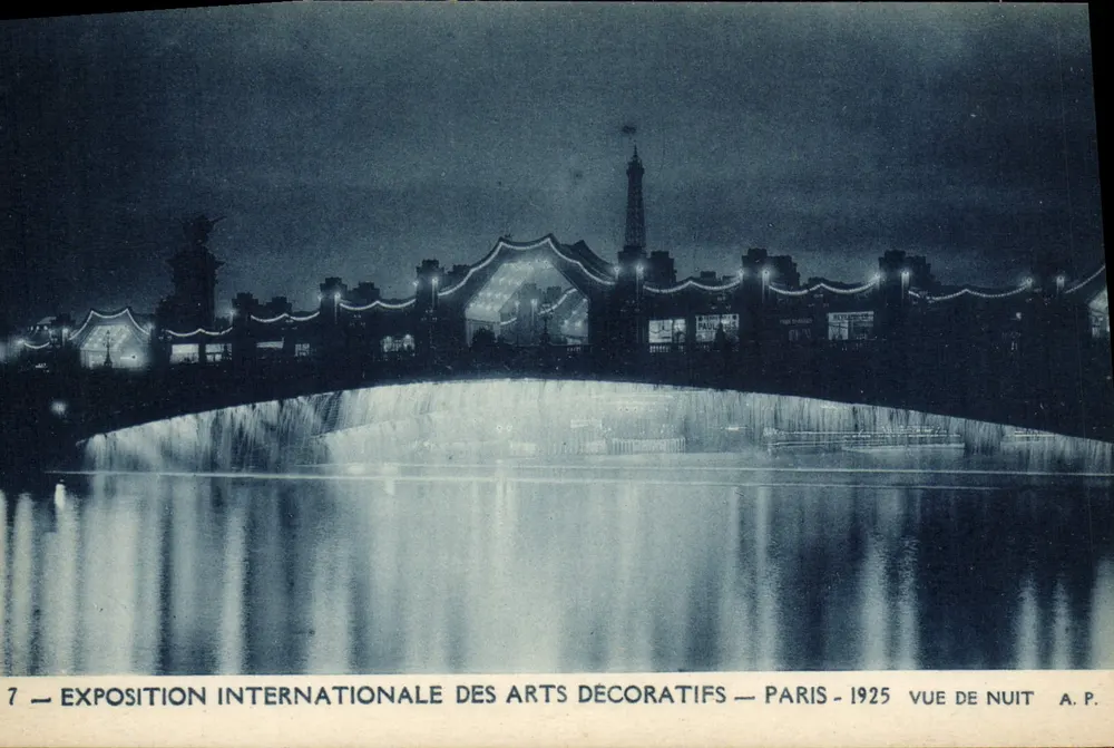 Internationale Ausstellung für Dekorative Künste — Paris - 1925 — Nachtsicht — A.P. - Vorderseite