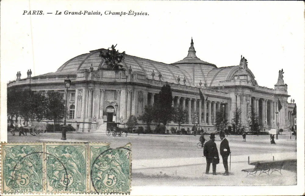 Paris — O Grande Palácio, Campos Elísios — Editor desconhecido, número de série não visível - Frente