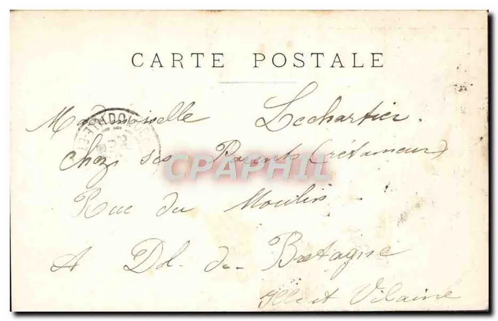 Kirche des Heiligen Herzens von Montmartre — Paris — unbekannter Verlag, Seriennummer 28 - Rückseite