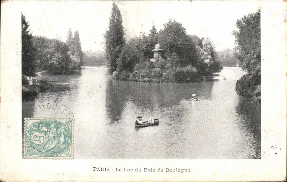 PARIS - Der See im Bois de Boulogne — Verlag POSTER - Vorderseite
