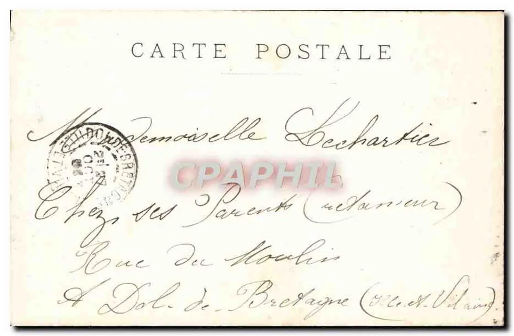 Palácio do Trocadéro — Paris — editor Clamitie's - Verso