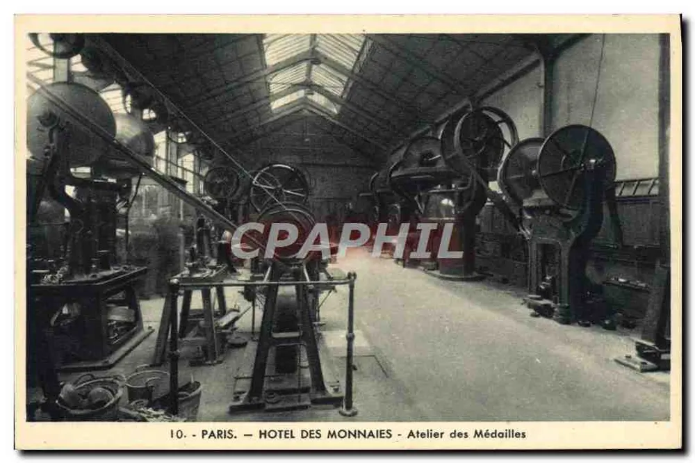 Paris — Hotel der Münzen — Medaillenwerkstatt - Vorderseite