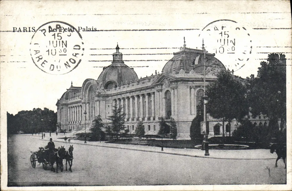 Paris — O Petit Palais — editor não identificado, número de série não visível - Frente