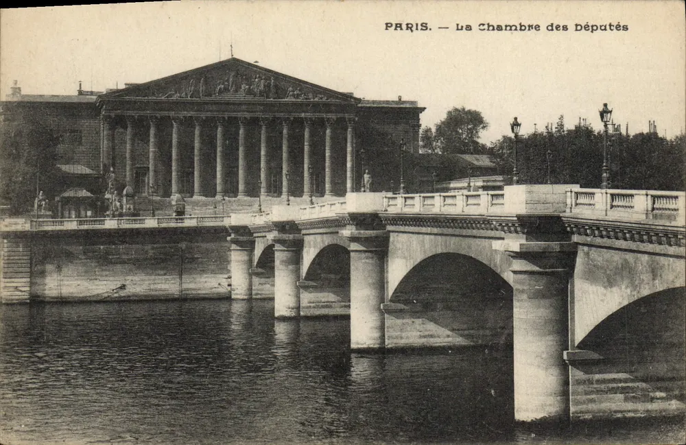 Parigi — La Camera dei Deputati — Impr. Edia, Versailles - Recto