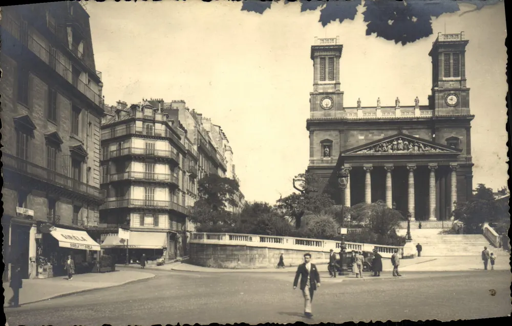 Igreja de Santa Clotilde — Paris — editor GORELA, número de série não visível - Frente