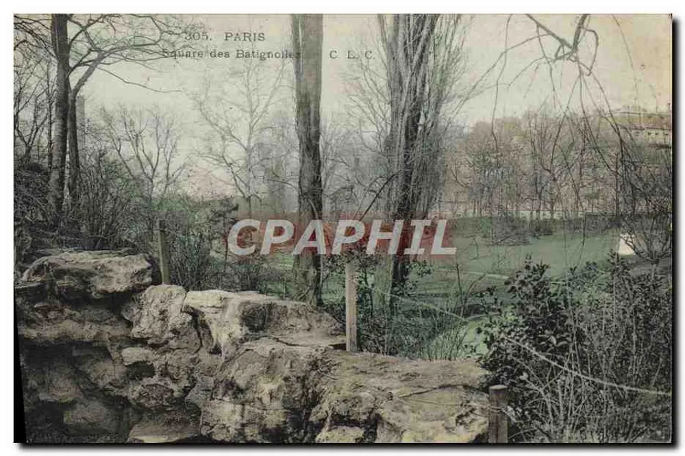 Square des Batignolles — Paris — C.L.C. n°305 - Frente
