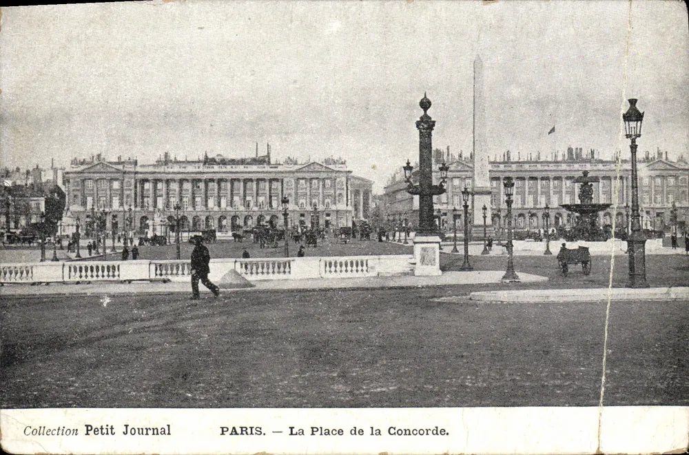 PARIS — La Place de la Concorde — Collection Petit Journal - Frente