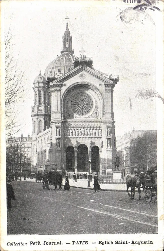 Parijs — Kerk van Sint Augustinus — Collectie Petit Journal - Voorkant