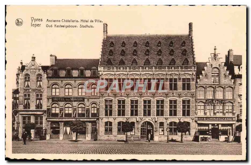 Léper — Ehemalige Châtelierie, Rathaus, Altes Schlossgebäude — Era. Thill, Brüssel, Serie 19, Nr. 29 - Vorderseite