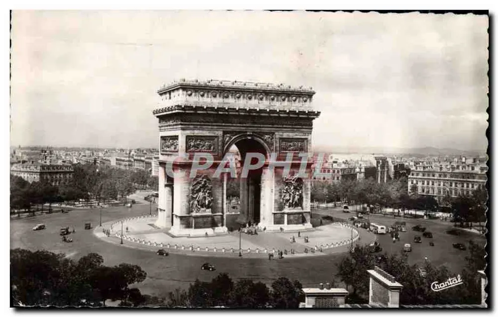 Paris — Der Arc de Triomphe — Édition Chantal - Vorderseite