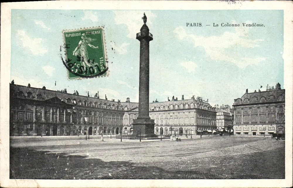 PARIS — La Colonne Vendôme — éditeur J.C. PARIS - Frente