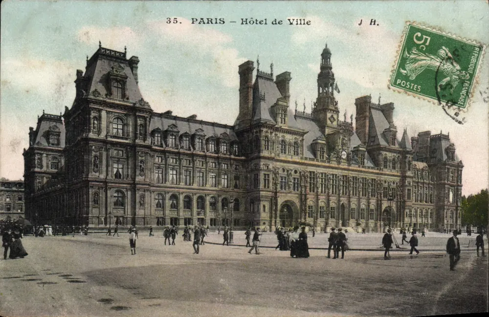 Paris – Hotel de Ville — J.H. n°35 - Frente