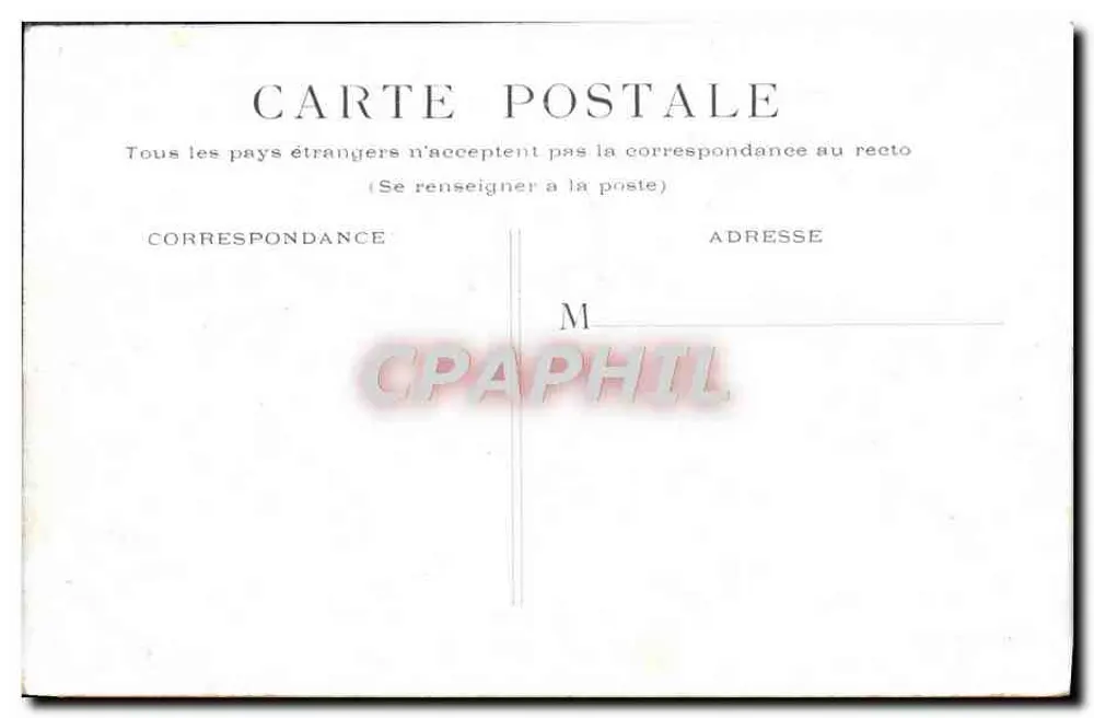 Parijs — Square Saint-Germain-l'Auxerrois — uitgever onbekend - Achterkant