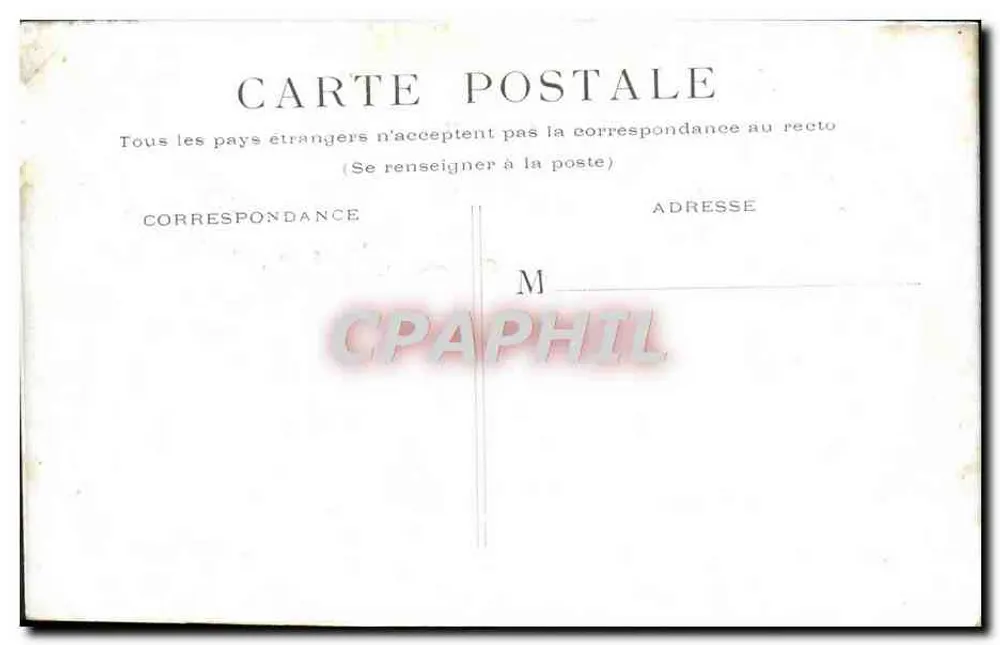 París - Bois de Boulogne. La Cascada — editor desconocido, número de serie no visible - Reverso
