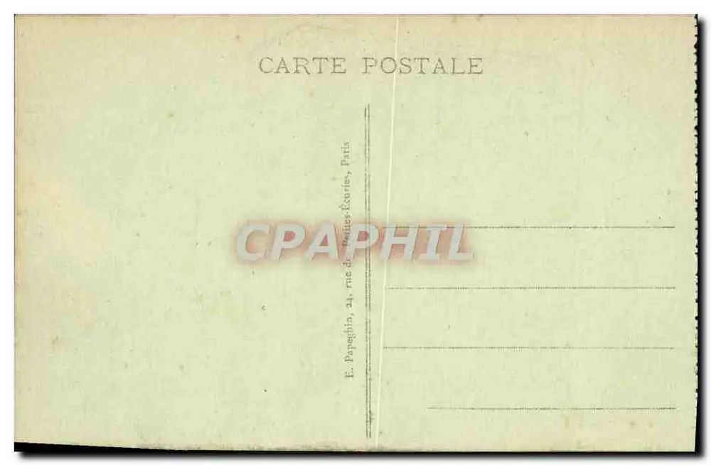 Paris - O Ponte Alexandre-III - A. P. - Verso
