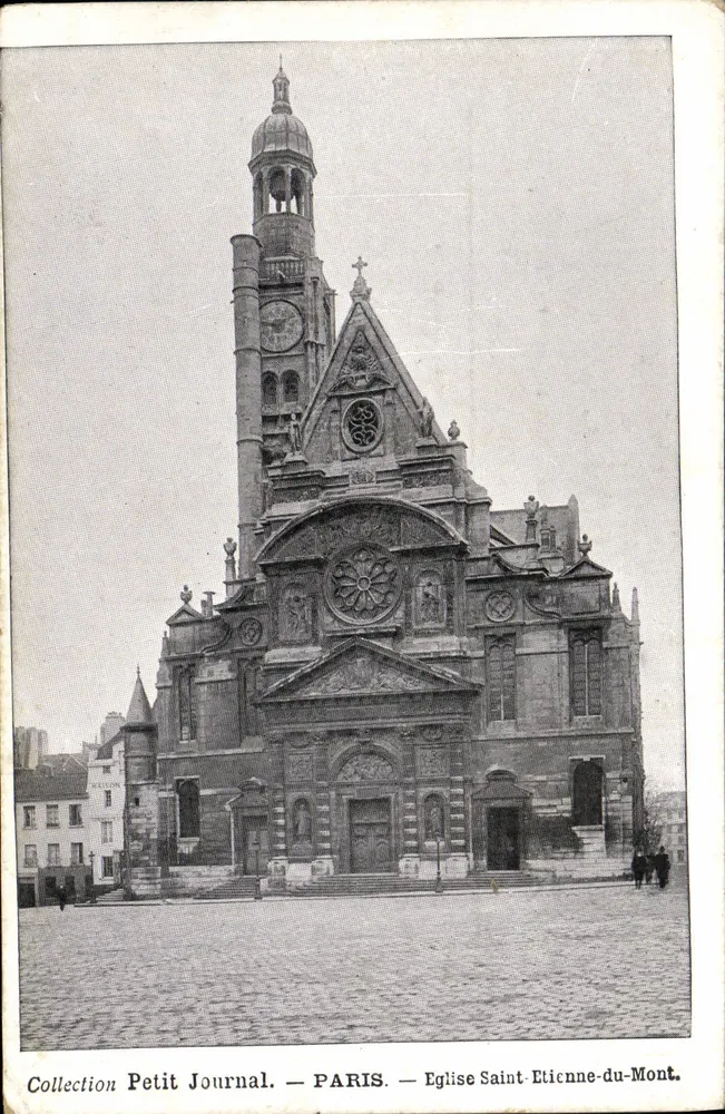 Kirche Saint-Etienne-du-Mont — Paris — Sammlung Petit Journal - Vorderseite