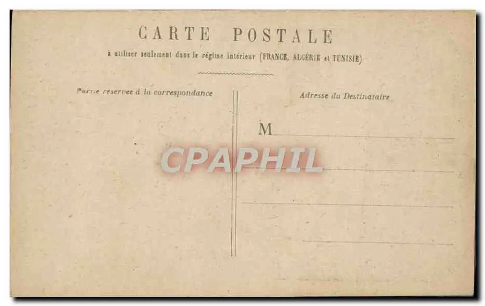 PARIS - Arco do Triunfo do Carrousel — editor não identificado, número de série não visível - Verso