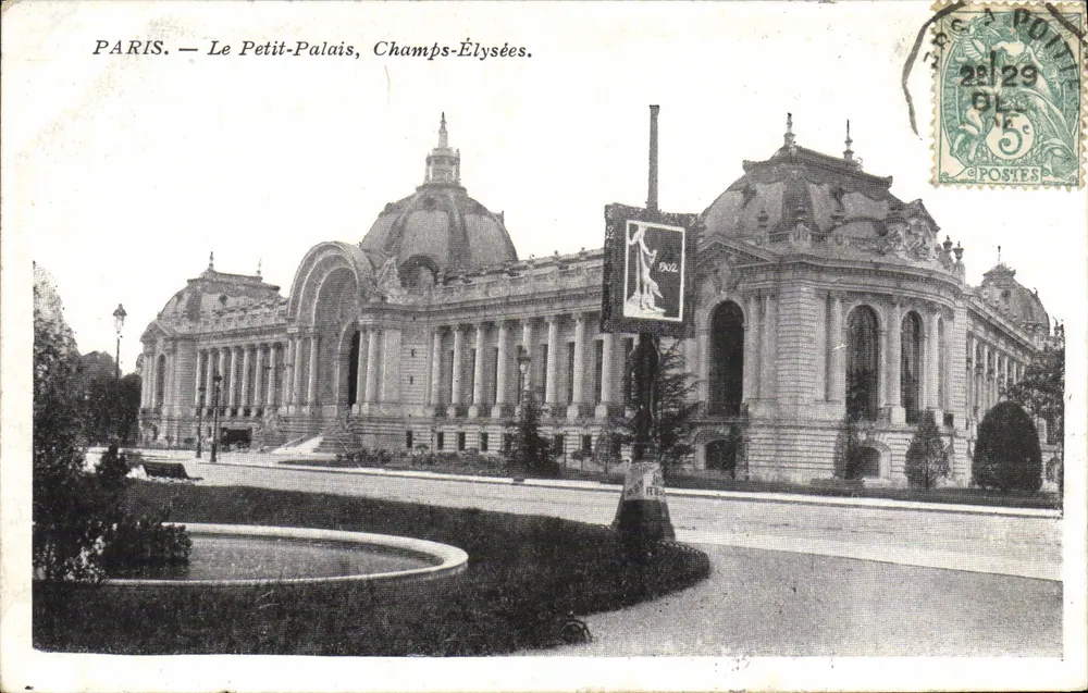 PARIS — Le Petit-Palais, Champs-Élysées — editor não visível, número de série não visível - Frente