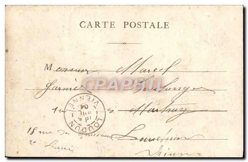 Paris — O Leão de Belfort — editor não visível - Verso