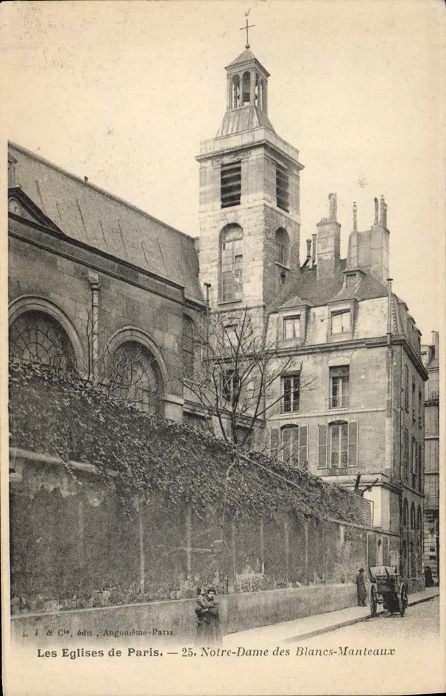 Notre-Dame des Blancs-Manteaux — Paris — L. J. & Cie, Verlag, Angoustrême-Paris — Nr. 25 - Vorderseite