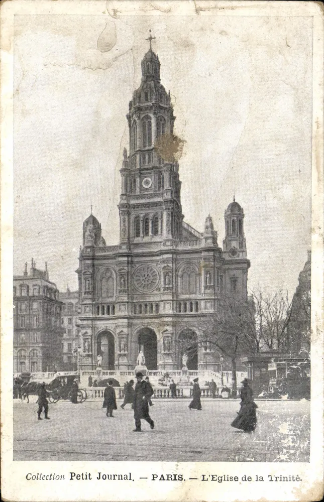 Paris — A Igreja da Trindade — Coleção Petit Journal - Frente