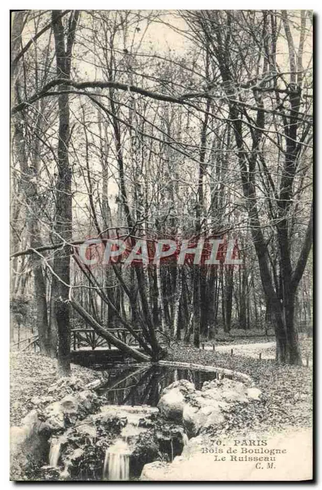 Bois de Boulogne — Der Bach — C.M. n°70 - Vorderseite