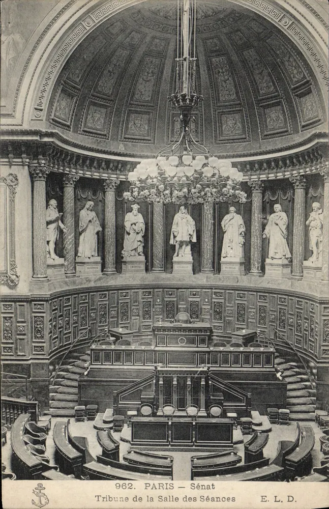 Tribüne der Sitzungshalle — Senat — E. L. D. n° 962 - Vorderseite