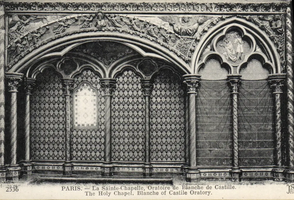 Paris — Die Heilige Kapelle, Oratorium von Blanche von Castilien — Néel & Frères, Nr. 2536 - Vorderseite