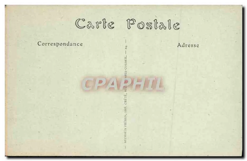 Paris — Die Heilige Kapelle, Oratorium von Blanche von Castilien — Néel & Frères, Nr. 2536 - Rückseite
