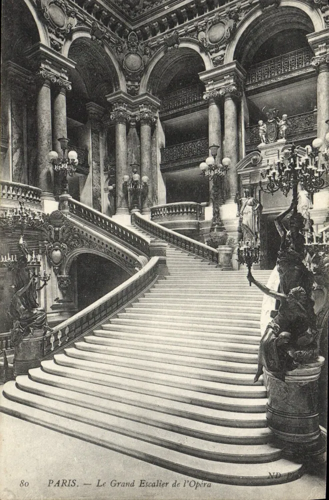 PARIS — O Grande Escalier da Ópera — ND P - Frente