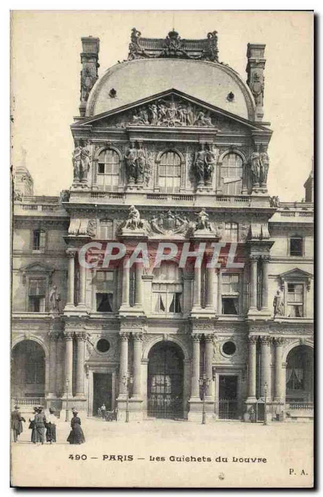 Parijs — De Guichets van het Louvre — P.A. n°490 - Voorkant
