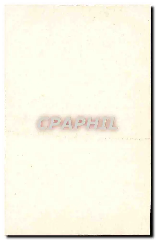 Carta postal em branco — marca — editora desconhecida - Verso