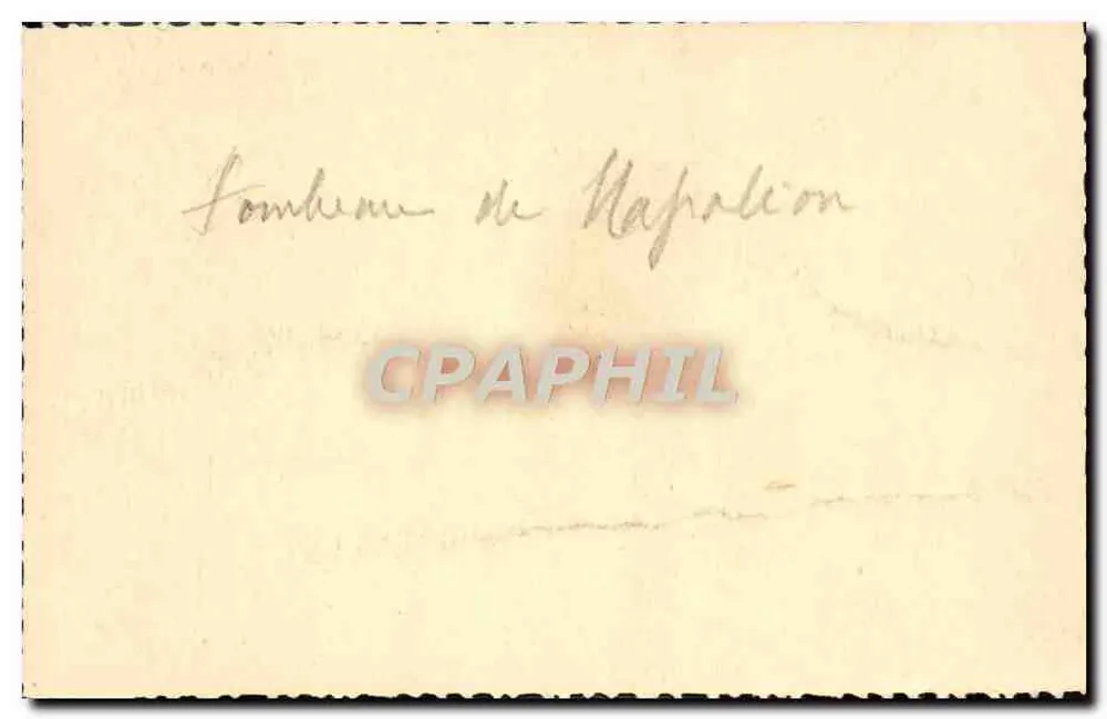 Túmulo de Napoleão — Museu da Armada — Paris - Verso