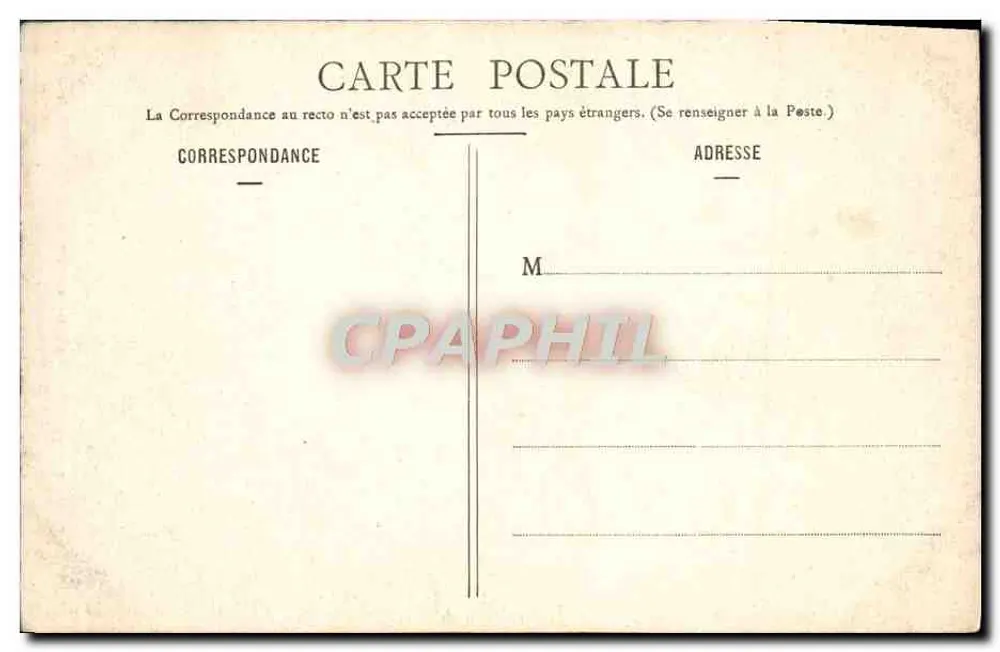 Paris - O Comptoir Nacional d'Escompte - G. J. - n° 422 - Verso
