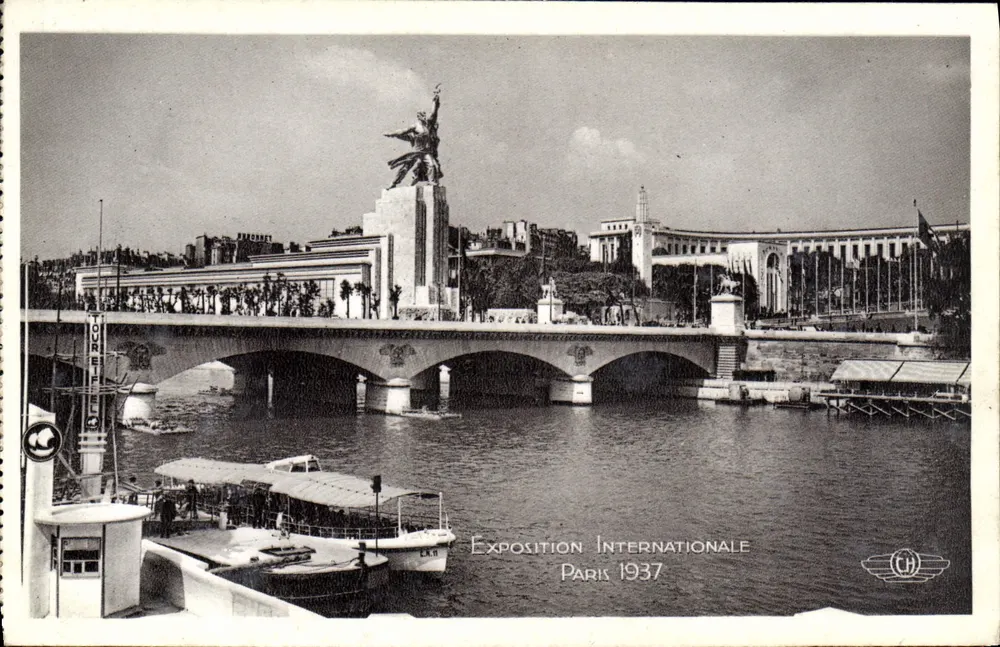 Internationale Ausstellung Paris 1937 — Allgemeiner Blick von der linken Uferseite — H. CHIPANT, Boulogne-sur-Seine - Vorderseite