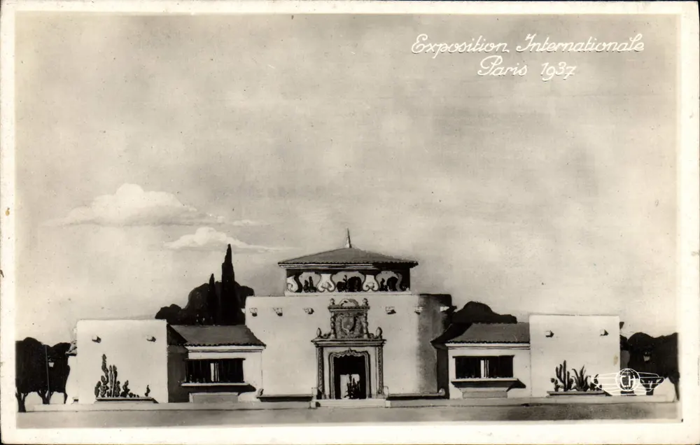 Pavillon Venezuelas — Internationale Ausstellung Paris 1937 — H. CHIPAT, Vertrieb - Vorderseite