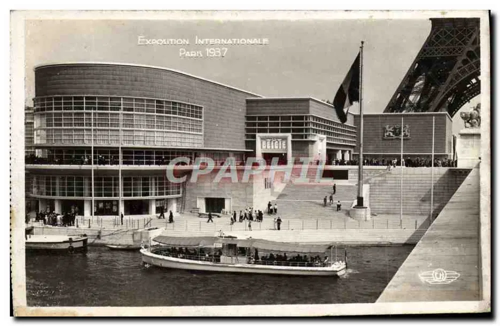 Belgischer Pavillon — Internationale Ausstellung Paris 1937 — Verleger: Imprimerie nationale - Vorderseite