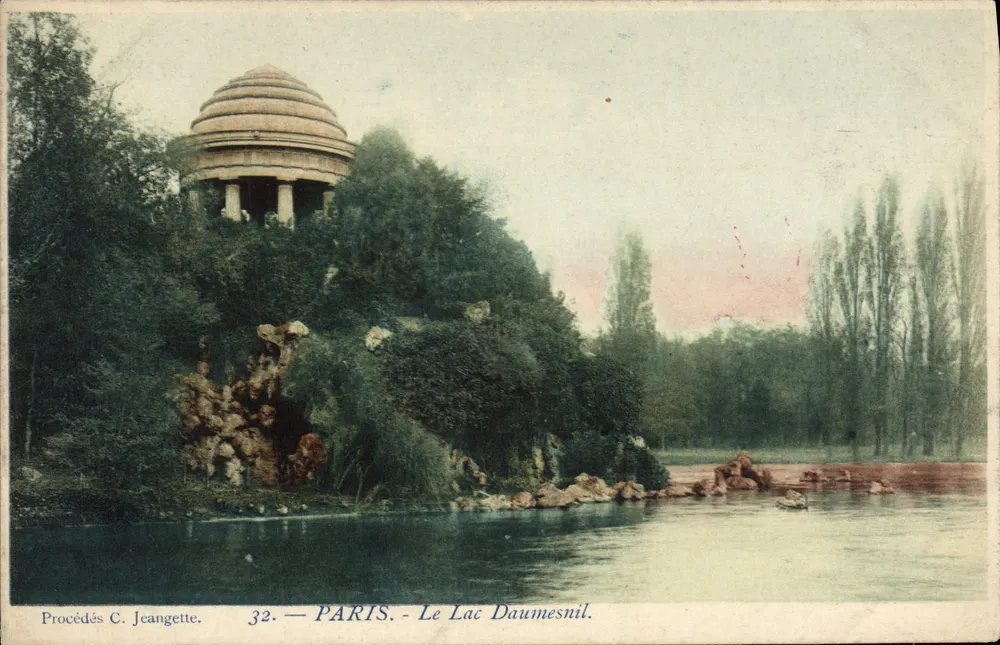 Paris — O Lago Daumesnil — Processos C. Jeangette, n°32 - Frente