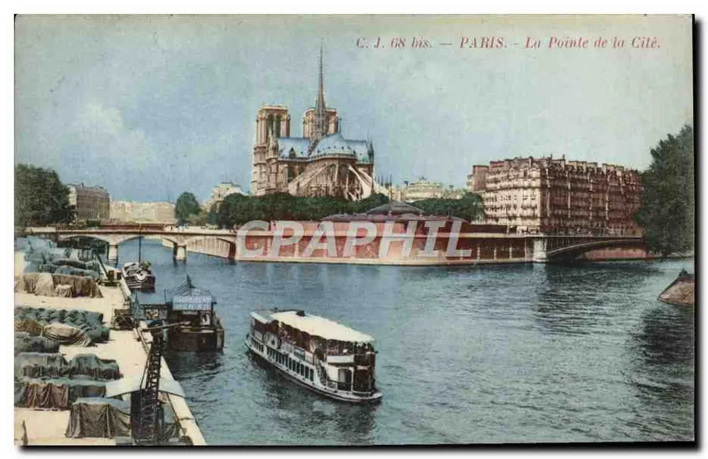 Paris — A Ponta da Cidade — C.J. 68 bis - Frente