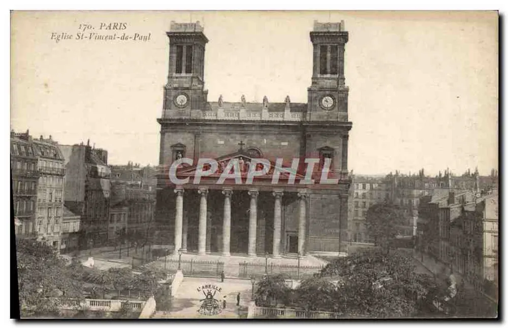 Igreja de São Vicente de Paulo — Paris — L'Abbeille, Amières - Frente