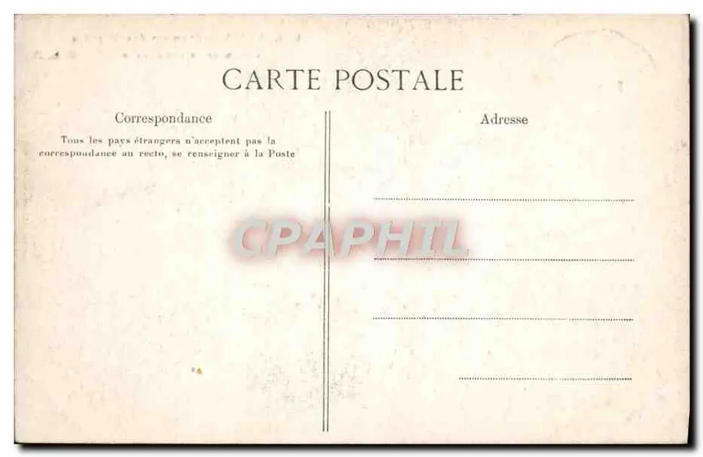 Paris — Kammer der Abgeordneten — Garten der Präsidenz — E. L. D. n° 987 - Rückseite