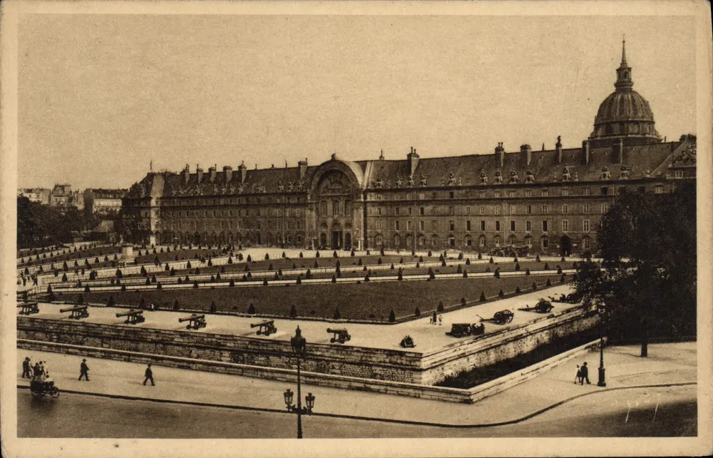 Das Hôtel des Invalides — Blick auf die Esplanade — Les Éditions d'Art 'VAN' - Vorderseite